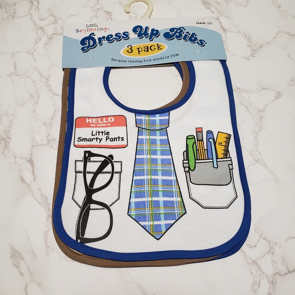 Baby boy bibs set.